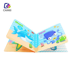 Libro de esponja de juguetes educativos no tóxicos personalizados para niños, libro de baño de bebé a prueba de agua, libro suave para bebés - Product Image 5