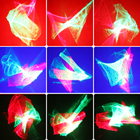 Mini Aurora Projecteur Faisceau Lumière LED Laser Stroboscopique Effets DJ Interagir Éclairage Disco Contrôle Du Son Scène LED Lumière Pour Bar De Fête