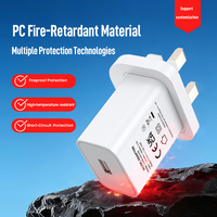 Pengisi Daya Dinding USB Shenzhen Lvxiangyuan 5V 1A 5W Colokan UK Bersertifikasi CE UKCA Adaptor Daya AC DC OTP OVP untuk Humidifier