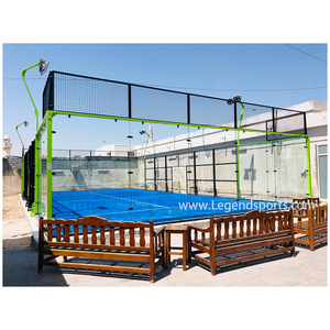 Legendsports Outdoor profesional Paddle Court cancha de tenis portátil <span class=keywords><strong>Individual</strong></span> Panoramic Playground Equipment Supplier - Product Image 4
