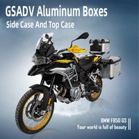 Boîte Latérale Top Case Haute F850 GS Aluminium pour BMW Logo Personnalisé Sets Emballage Bagages Accepter Matériel Origine Type Taille