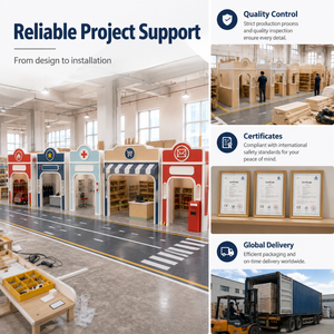 Ensemble de jeux souples pour enfants : Station de pompiers, Services de la ville, Transport – Idéal pour les lieux commerciaux - Product Image 6
