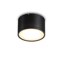 Plafonnier led blanc anti-éblouissement monté en surface pour bureau commercial, 9w cob