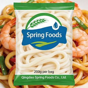 Fideos Udon de Trigo Duro Blanco Frescos, Estilo Japonés, Gruesos y Masticables, Cocidos, Bajos en Sodio, en Bolsa a Granel - Product Image 4