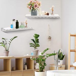 <span class=keywords><strong>2</strong></span> 개의 세트 나무 부동 선반 나무 책 선반 침실 보육실 장식 부동 브래킷 부동 벽 선반 - Product Image 4