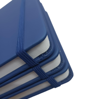 Carnet en cuir PU avec ceinture élastique, coins arrondis, couverture rigide, reliure cousue, cadeau, 80 feuilles, impression numérique