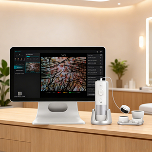 Miroir capillaire médical intelligent à IA, analyseur de cuir chevelu, traitement anti-chute de cheveux, détection des follicules capillaires, machine d'analyse du cuir chevelu - Product Image 1