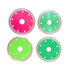 Lame diamantée turbo en maille frittée <span class=keywords><strong>de</strong></span> 125 mm pour la découpe <span class=keywords><strong>de</strong></span> carreaux, sans éclats, utilisation à sec ou humide pour le marbre et la céramique - Product Image 4
