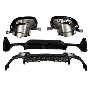 Nuevo difusor trasero de estilo de rendimiento G20 340 M con puntas de escape labio de parachoques trasero de coche para BMW 3 Series G20 LCI - Product Image 1