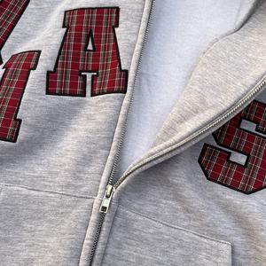 Conjunto Deportivo Holgado de Lujo para Hombre, Invierno, Felpa Técnica, Bordado, Pantalones Deportivos de Pierna Ancha con Doble Cintura y Sudadera con Capucha - Product Image 3