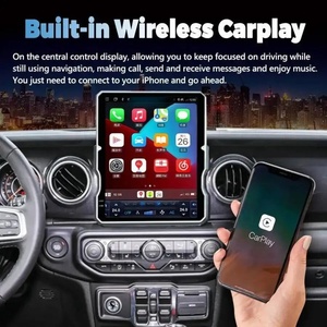 Radio para Auto con Carplay, GPS, Navegación, Reproductor Multimedia, Grabadora, Android 14, Estéreo, 4G, Wifi, para Jeep Wrangler JL 2018-2023 - Product Image 3