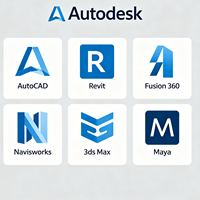 Suscripción Anual para Software de la Serie Autodesdk, Compatible con MAC/Linux, Stock Disponible, Descarga Oficial, Activación por Correo Electrónico, Envío Rápido