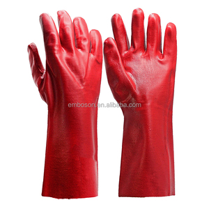 Gants de travail en caoutchouc PVC à manches longues, entièrement enduits, résistants aux produits chimiques, antidérapants, résistants à l'abrasion et aux perforations - Product Image 3
