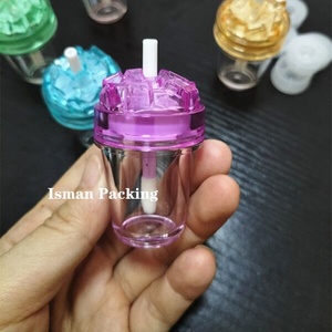 ISMAN 5ml Nuevo Tubo de Brillo Labial Creativo con Forma de Cubo de Hielo, Envase de Brillo Labial Tipo Copa de Cristal, Botella Vacía para Brillo Labial Macaron, Pro de Fábrica - Product Image 4