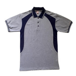 T-shirt à col roulé en coton tricoté de qualité supérieure personnalisé avec service OEM Chemises de golf pour hommes à coupe régulière à demi-manches - Product Image 6