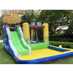 Casa de Brinco Inflable con Forma de Dinosaurio, con Pistola de Agua, para Fiestas Acuáticas de Verano, NB-93008 Jumper B, Venta al Por Mayor de Fábrica - Product Image 1