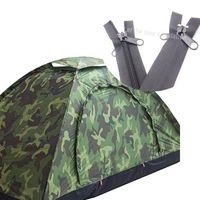 Fermeture à glissière ouverte étanche en nylon personnalisé de haute qualité KY avec curseur à verrouillage automatique pour la fabrication de tentes