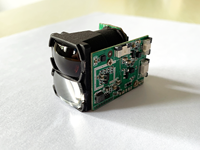 Sensor Pengukur Jarak Laser Semikonduktor Presisi Tinggi ±1m 905nm Modul LRF Logam Ringkas untuk Survei Industri & Robotika