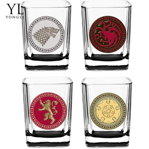 Personalizzato promozionale 2oz cilindro liquore gioco di <span class=keywords><strong>Thrones</strong></span> bicchierini Tequila Glass Cup Souvenir whisky Glass Cup - Product Image 2