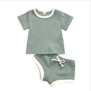 Conjunto de Ropa para Niños, Estilo 2021, Pantalones Cortos Informales para Bebé, Ropa de Verano de Alta Calidad, Algodón Orgánico, 1-6 Años - Product Image 5