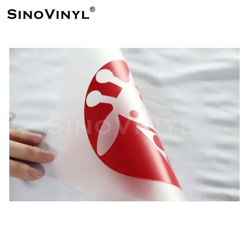 Sinovinil rotolo di pellicola in vinile con trasferimento termico PU t-shirt HTV pressa a caldo in vinile per abbigliamento cinese vendita calda 0.5x25m alta DP Rohs