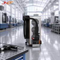 Machine de nettoyage laser portative intelligente, machine de nettoyage de la rouille au laser avec éclairage de travail pour atelier sombre et traitement précis des bords