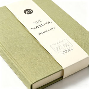 Carnet A5 à couverture rigide en tissu, 200 pages lignées, mise en page classique, reliure durable - Product Image 4