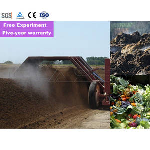 Fermentación de compostaje horizontal fértil orgánica Máquina de compostaje totalmente automática - Product Image 6