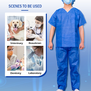 Tute da pulizia uniforme monouso da cura uniformi infermiere ospedale tuta da pulizia fornitori medici - Product Image 5