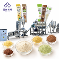 Ligne de production automatique de poudre de légumes, machine de traitement en acier inoxydable 304, capacité de 100-1000 kg/h, 380V pour l'industrie alimentaire