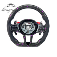 Volant en fibre de carbone LCI pour BMW G01 G02 G05 G06 G07 G08 G11 G12 G14 G15 G16 G17 G20 G29 G30 G31 G32 G80 G82 F92 X3 X4 X5