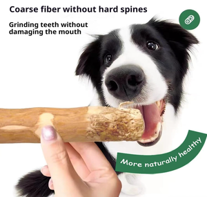Jouet en corde à nouer écologique à lancer et à mâcher et bâton à mâcher en bois de café naturel, ensemble de jouets à mâcher pour <span class=keywords><strong>chien</strong></span> en bois de café - Product Image 5