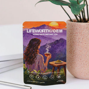 LIFEWORTH Yerba Mate çay anında toz süper içecek Nootropics zihinsel berraklık ve bağırsak Wellness kuru maya, doğal Caffein - Product Image 1