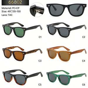 Gafas de Sol Personalizadas con Logotipo 2025, Lentes TAC con Remaches, Protección UV400, Cuadradas, Polarizadas, para Hombre y Mujer - Product Image 5