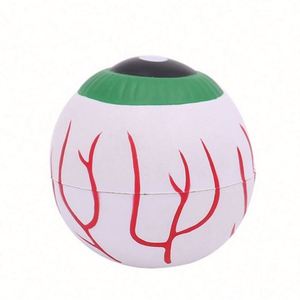 PU Foam Eyeball Shape Stress Ball 6cm Sports Toy for Anti-Stress Promotional with Custom Logo Printing Free Sample Available - Product Image 3