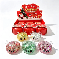 Nouveaux jouets squishy de Noël en forme de boulette, 30 styles, Père Noël, Bonhomme de neige, Sapin de Noël, Maltose Crunchy, Jouets à presser en gros