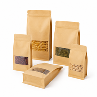 Sac à bandoulière avec fermeture éclair dorée, petit, refermable, résistant, pour collations, grains de café, épices, prix d'usine en stock