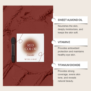 Paleta Correctora 2 en 1 de Marca Privada MLM, Cobertura Total <span class=keywords><strong>para</strong></span> <span class=keywords><strong>Ojeras</strong></span> y Enrojecimiento - Product Image 4