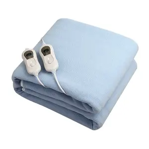 China Supplier Best Quality Soft Polar Fleece Electric Under Blanket For Double Size Bed Warmer