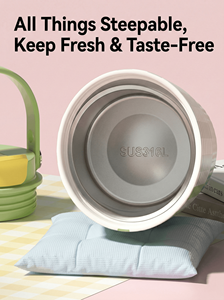 แก้วน้ำเก็บความเย็นขนาด 40 ออนซ์ พร้อมหูจับ ผนังเคลือบเซรามิก ผลิตจากสแตนเลสเกรด 316 สำหรับใช้ในทางการแพทย์ ปราศจากสาร BPA เหมาะสำหรับผู้หญิง - Product Image 5