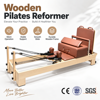 Matériel de fitness OEM d'usine : Reformer en bois de chêne pour Yoga et Pilates, lit d'entraînement pour studio et usage domestique