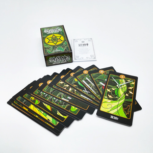 Custom Matroos Moon Mooiste Holgrafische <span class=keywords><strong>Tarot</strong></span> Gamekaarten Ontwerp Afdrukken Heilige Grail <span class=keywords><strong>Tarot</strong></span> Deck 78 Tarotkaarten - Product Image 1