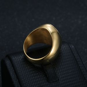 Freemason Men's <b>Ring</b> Gold Plated Blue Resin Geometric Design Bezel Setting Jewelry Gift For Him - Product Image 4