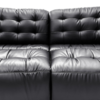 Elektrisches Modernes Soft-Power Relaxsofa aus Ökologischem Echtleder mit Doppelmotor für Wohnzimmer, Dreisitzer-Möbel