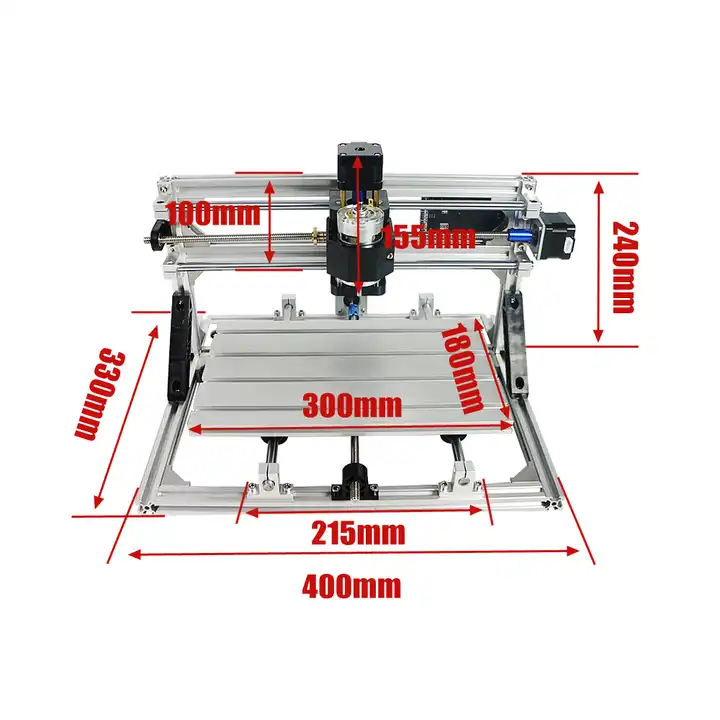 2418 CNC fraiseuse 3 axes machine de gravure avec contrôleur hors ligne  pour plastique