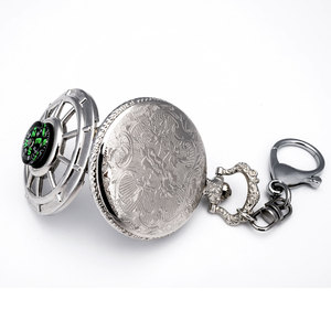 Clip-on Quartz Backpack <strong>Fob</strong> Belt <strong>Watch</strong> Unisex Outdoor Activities Vintage Rome Digital Fashion Compass Quartz Pocket <strong>Watch</strong> - Product Image 3