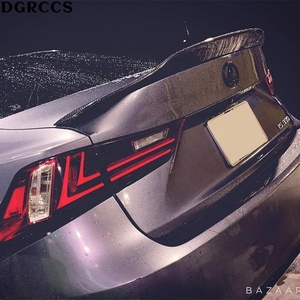 Original for IS E3 3rd Generation PSM Style Honeycomb Carbon Fiber Non Perforated Rear Spoiler Trunk 2013-2020 Carbon - Product Image 5