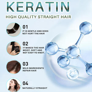 Soins capillaires vente en gros de crème lissante correctrice protéinée pour le soin de la qualité des cheveux crème réductrice de fourches naturellement relaxante - Product Image 5