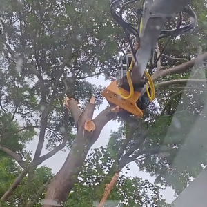 Aserradero de corte a medida montado en excavadora de 5 a 25 toneladas para ramas de madera, accesorio forestal para manipulación de materiales y tala. - Product Image 3