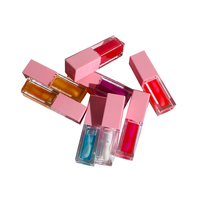 OEM ODM 30 couleurs huile pour les lèvres pigmentée rouge à lèvres liquide végétalien teinte gel repulpant pour les lèvres
